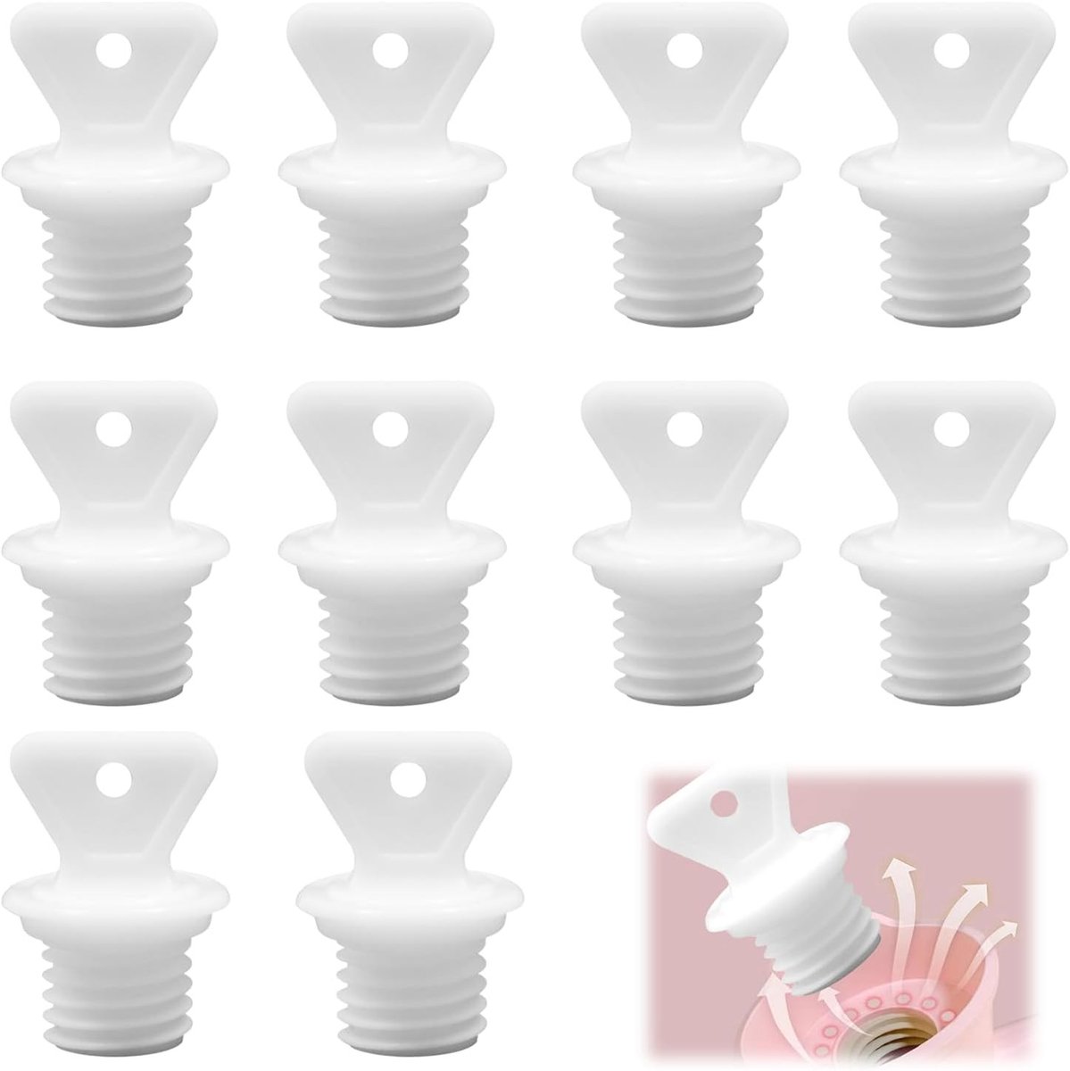 10 stuks hoogwaardige warmwaterflesstoppers, universeel deksel voor warmwaterkruiken, praktisch en duurzaam, perfect voor elke kruik en lekvrij gebruik
