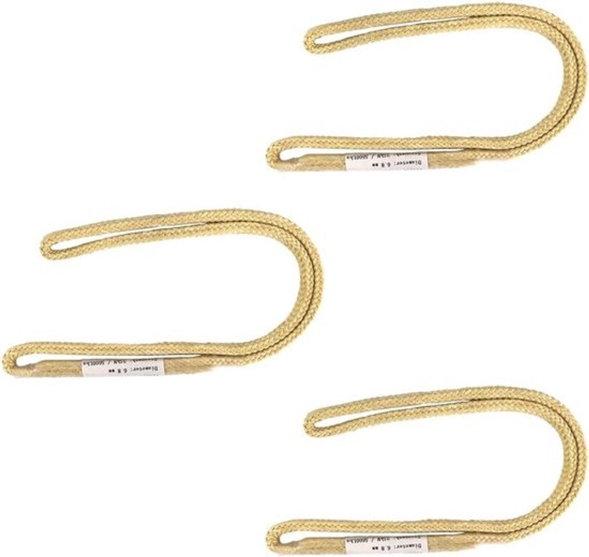Gevlochten Touw - Wrijving Hitch - Boomverzorging Klimmen - Slijtvast Vlambestendig - 5620 MBS - 3 Stuks