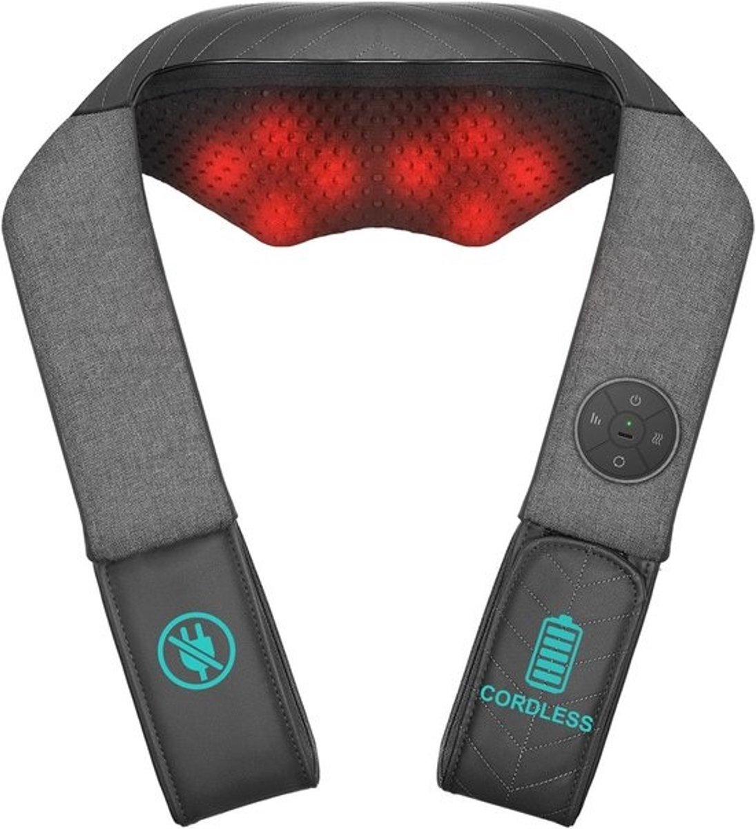 Nekmassage Verwamed - Shiatsu Draadloos - Spiermassage - Herstel