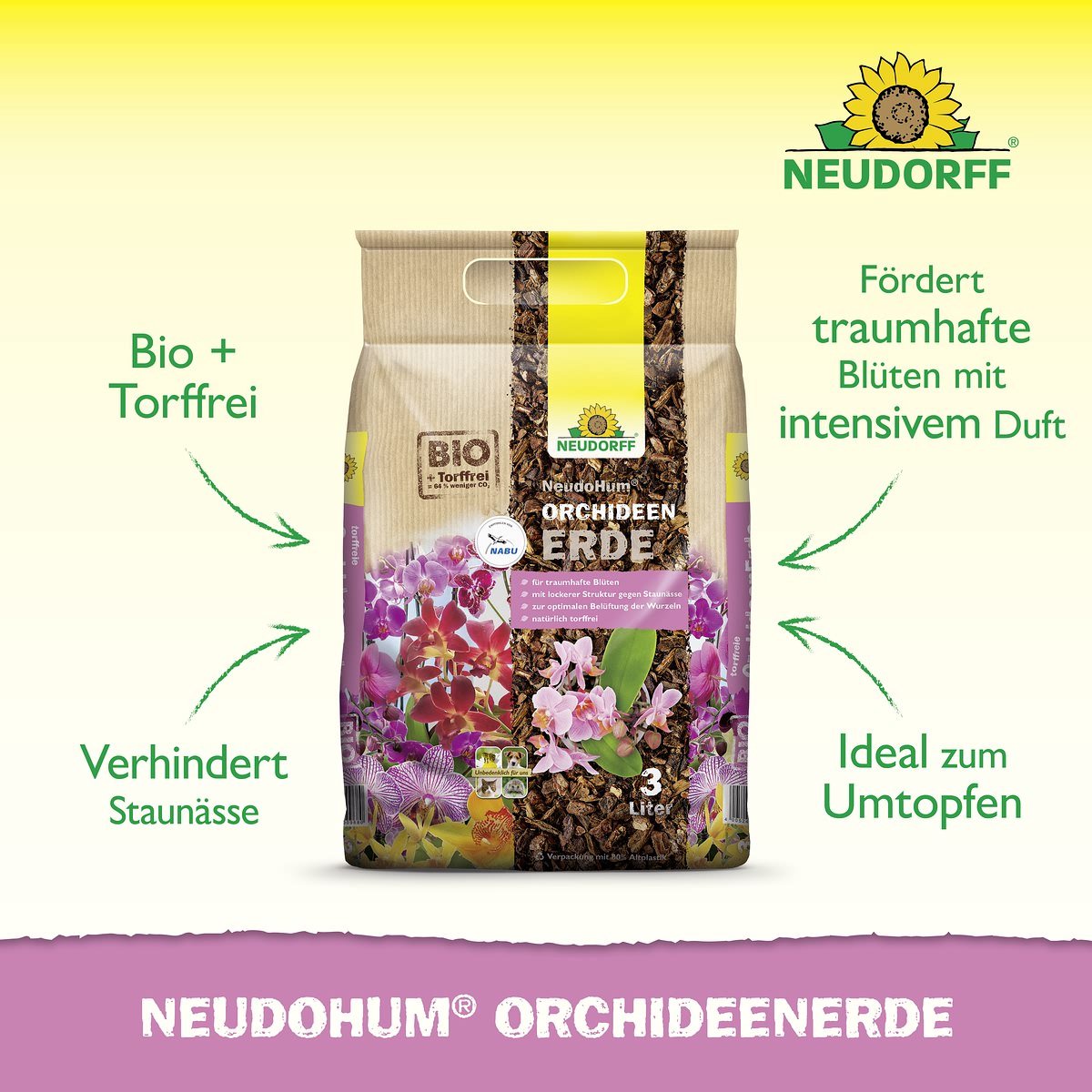 Neudorff Orchideeënaarde NeudoHum - 3 L
