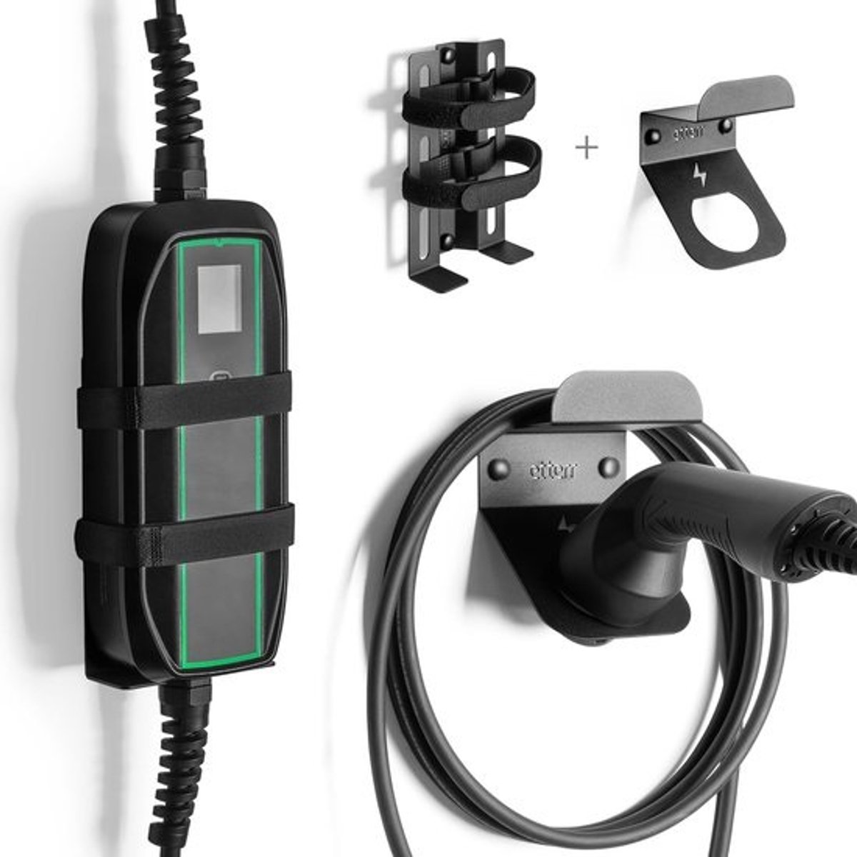 Laadstation Elektrische Auto - EV Oplader Standaard - Veilig Opladen Thuis - Gemaakt in Europa - 17 x 10 cm