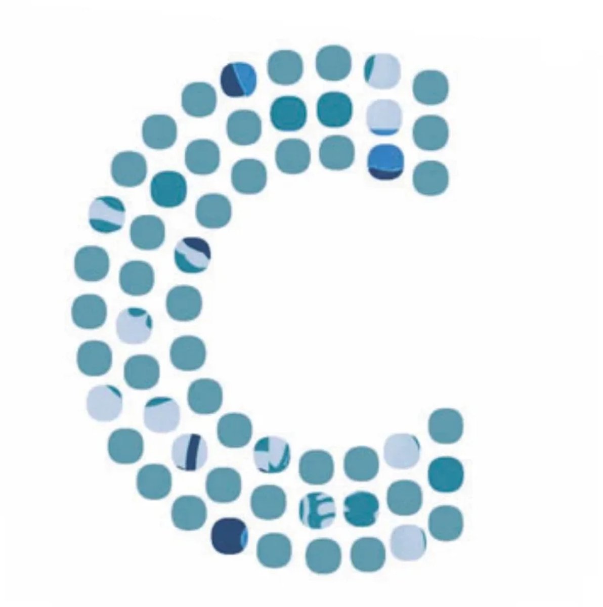 Lilipinso sticker blauwe letter c