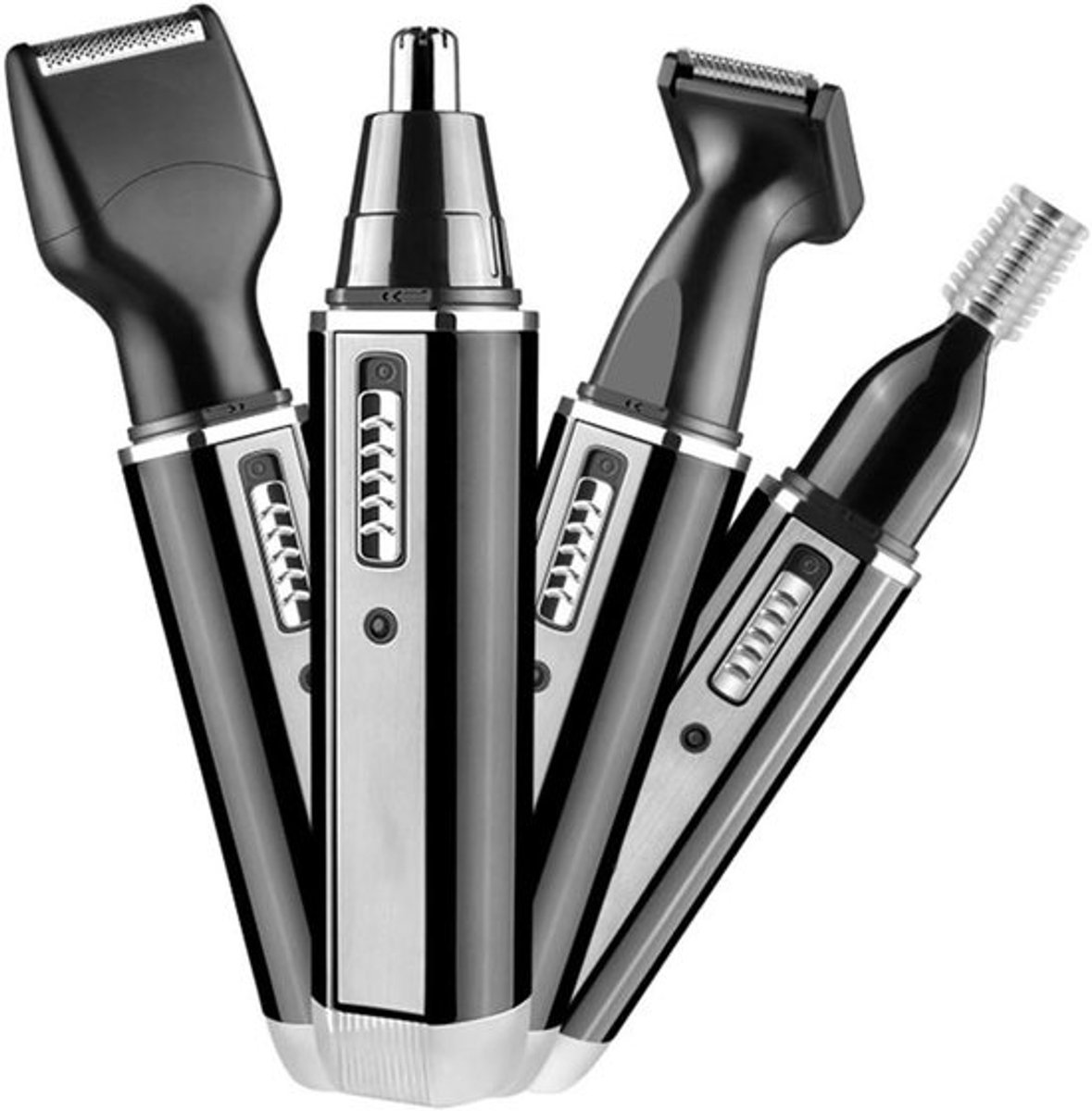 Multifunctionele 4-in-1 Oplaadbare Trimmer voor Neus, Baard en Wenkbrauwen