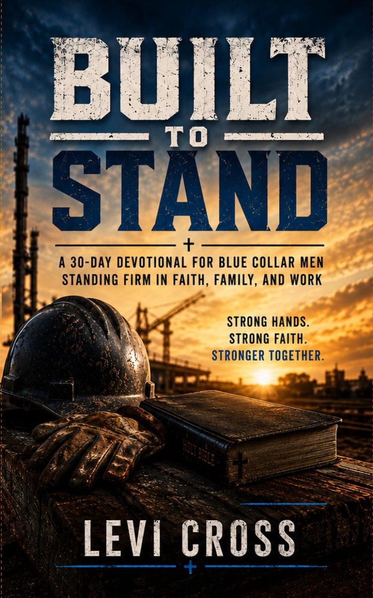 Built To Stand: A 30-Day devotional for blue collar men standing firm in faith, family, and work. - ShopVlot
