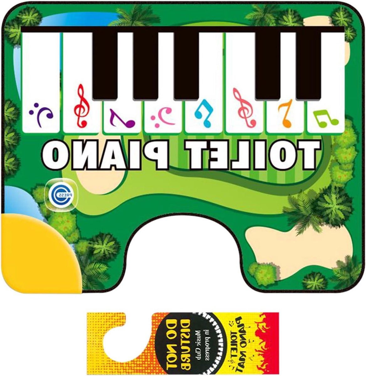 Potty Piano - Zindelijkheidstrainer - Leuke Zindelijkheid - Interactief Muziekspel - 31 x 24.7 cm - Uniek