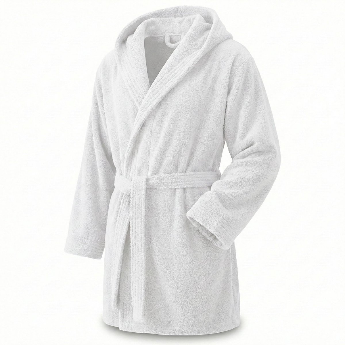 SnelShoppen - Unisex Badjas - Douchebadjas voor Heren en Dames - 100% Katoen - 500g/m2 - L