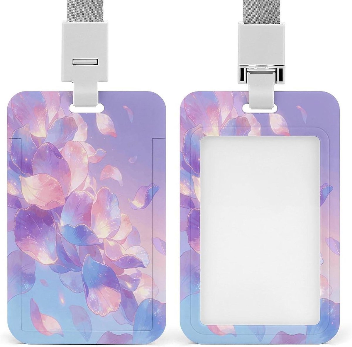 ID-kaarthouder Verticale Badgehouder - Naam Tag Houder - Professionele Identificatie - Extra Dik ABS Plastic - 10.9 x 6.9 cm