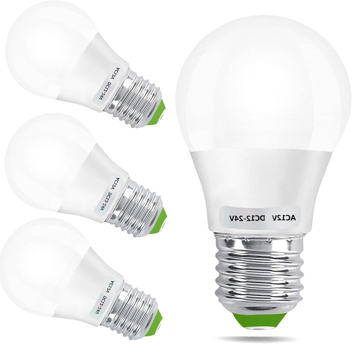 LED Lamp - Gloeilamp Vervanging - Laagspanning Verlichting - Zonne-energie Geschikt - E27 Fitting - Koud Wit