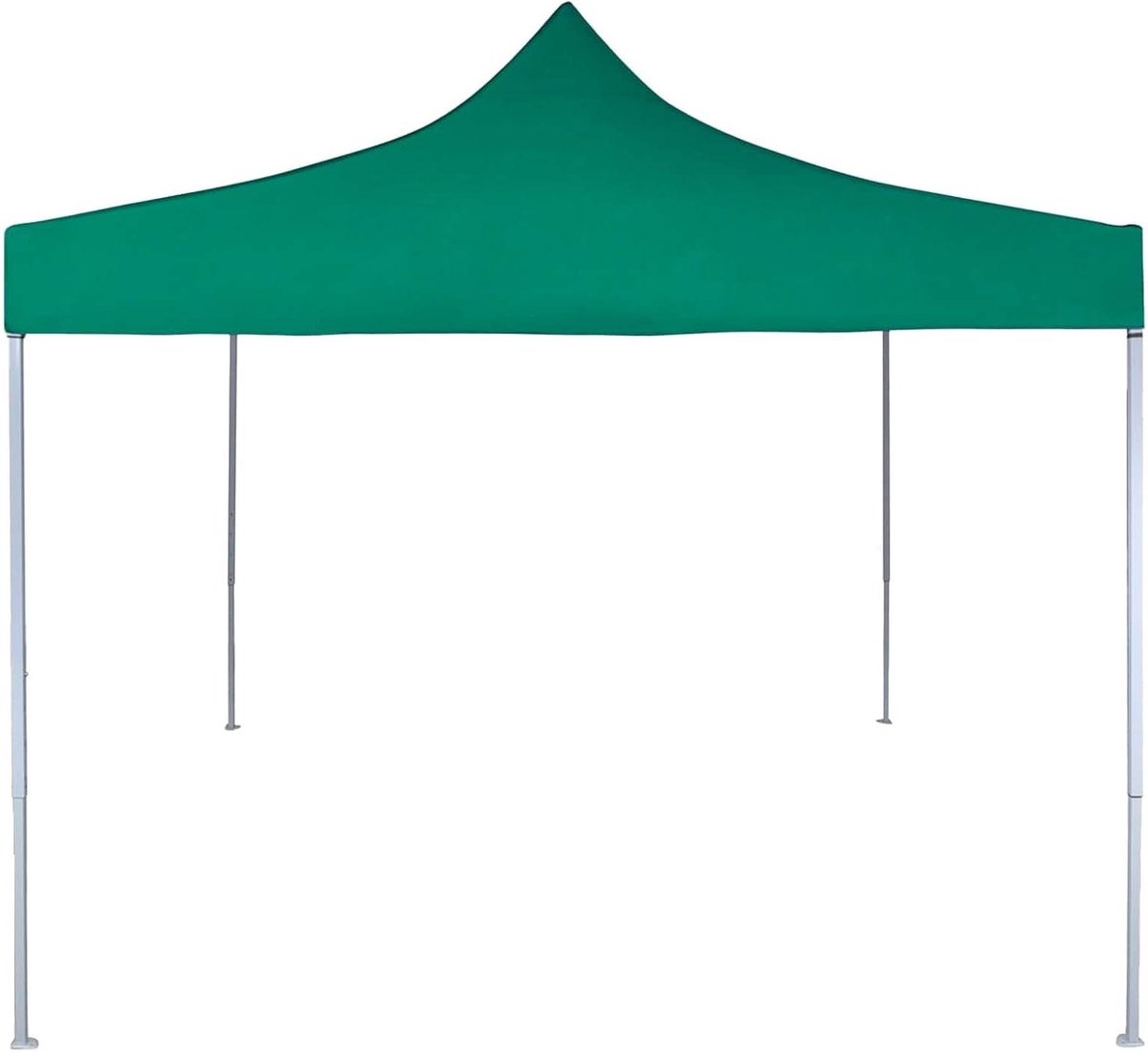 Partytent Pop-up - Opvouwbare Tent - Outdoor Evenementen - Gepoedercoat Frame - 291 x 291 x 315 cm - Groen