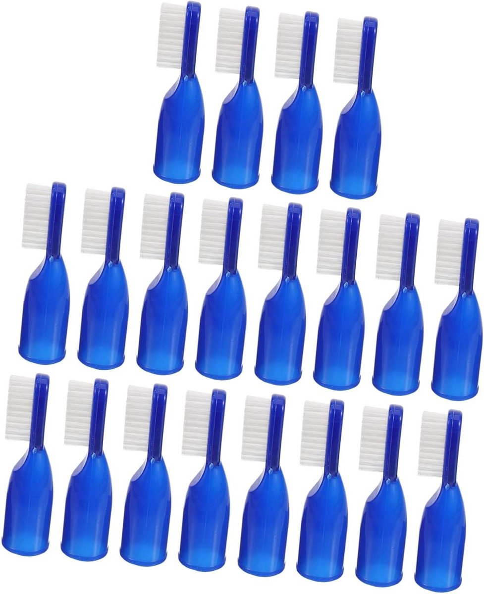 Tandenborstels Set - Mini Borstels - Dagelijkse Mondverzorging - Compact Ontwerp - 20 Stuks - Multicolor