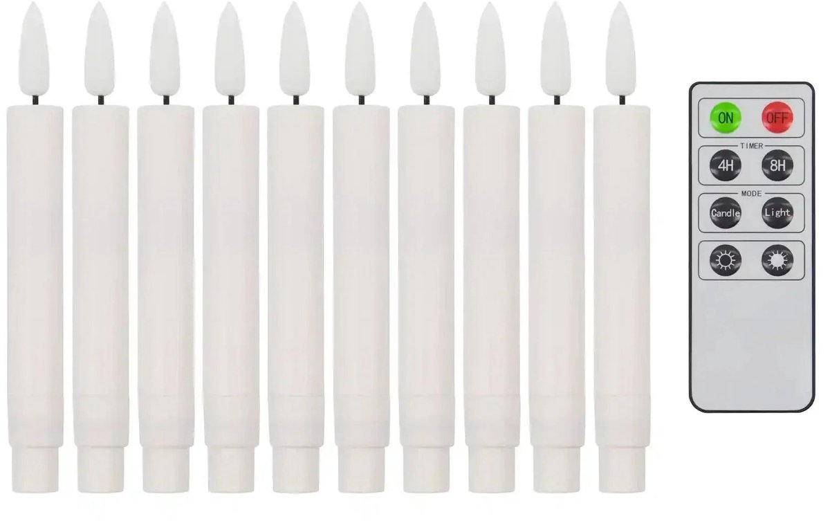 House Doctor Kerst kaarsen met LED 12.5 cm