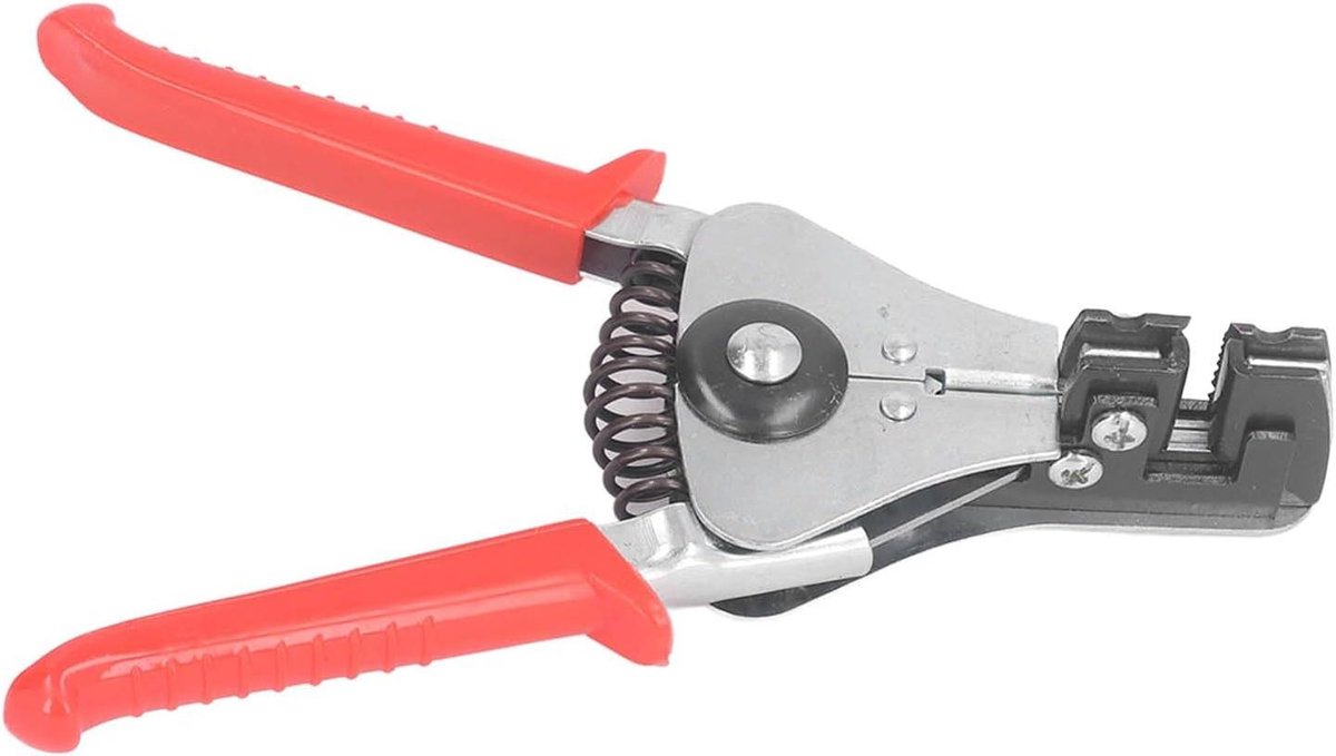 Automatische Draadstripper - Elektrisch Stripgereedschap - Kabels Strippen - Gelegeerd Staal Chassis - 05-6 mm² - Rood