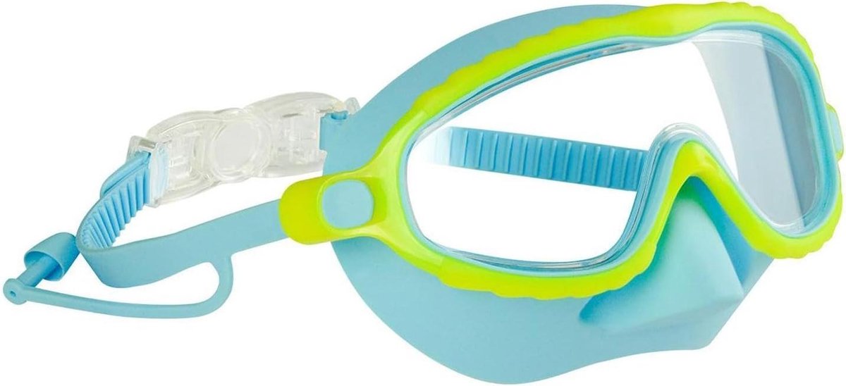 Zwemmasker met Neuskap - Duikbril Kinderen - Bescherming Water - Anti-Condens UV-Werend - 6.69x6.69x3.15 inch - Blauw
