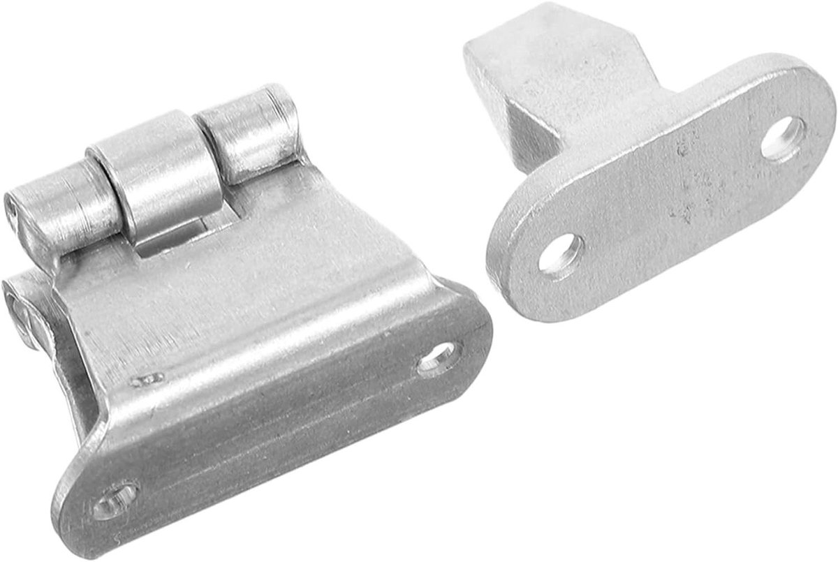 Bootdeurhouder - Deurvanger Deurstopper - Deuren Vastzetten - Roestvrij Staal - 3.5 cm - Zilver