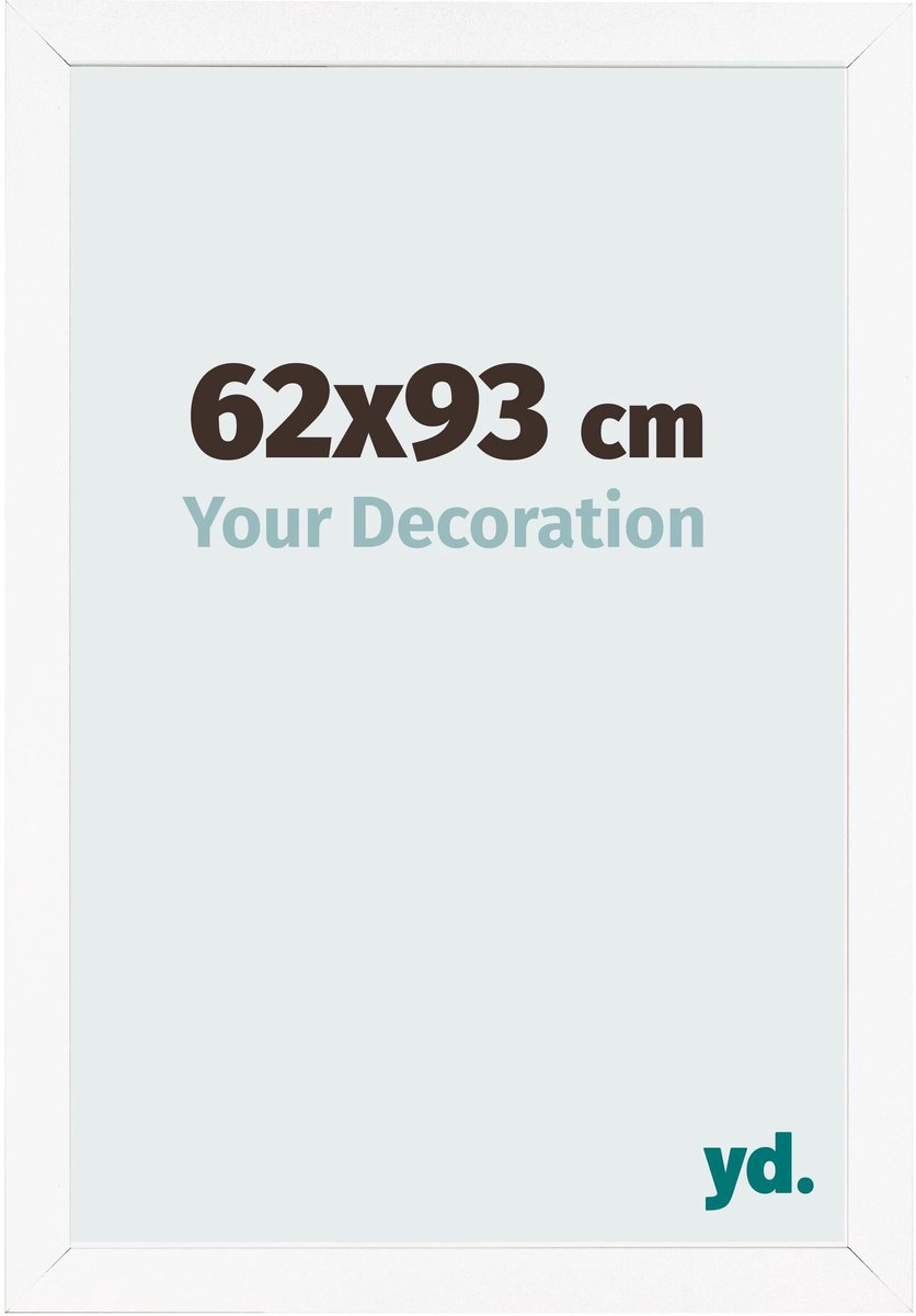 Your Decoration - Fotolijst 62x93 cm - MDF - Wit Mat - Bologna
