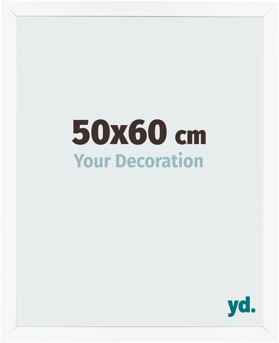 Your Decoration - Fotolijst 50x60 cm - MDF - Wit Mat - Bologna