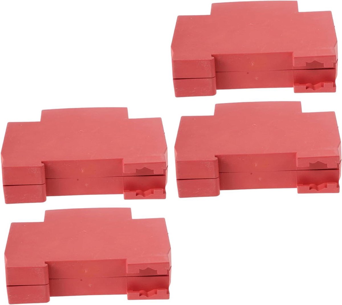 Brandblusser Behuizing - Beschermhoes Blusser - Brandbeveiliging Installeren - Snelle Klik Installatie - 7.60X6.50X1.80CM - Rood
