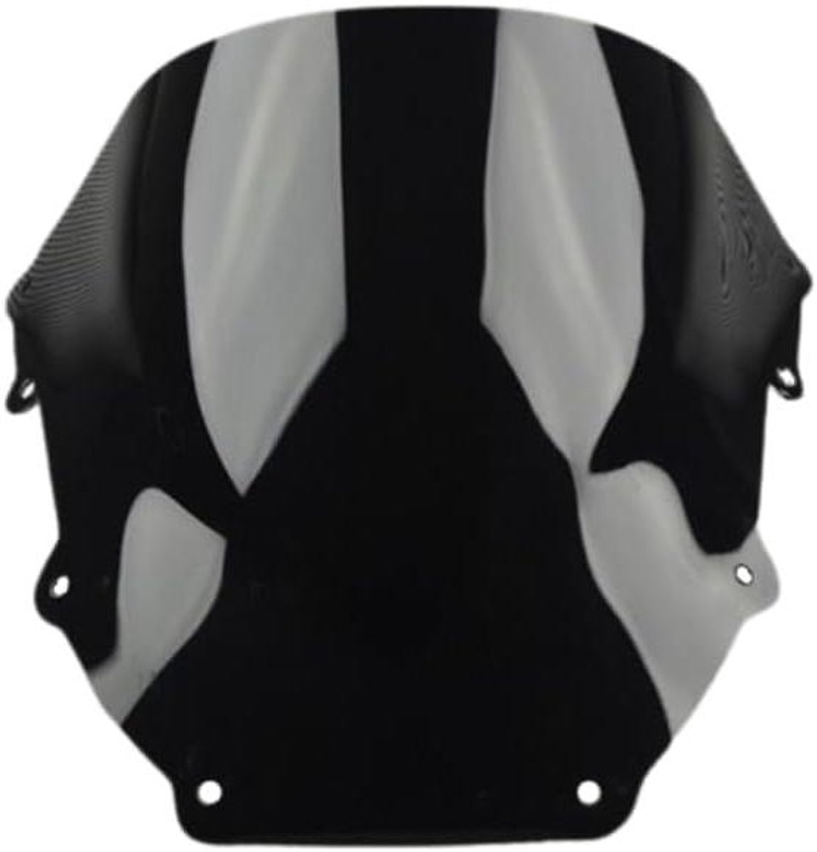 Motor Windscherm PVC - Voorruit Deflector - Motorrijders Comfort - Betere Bescherming - 34.5 cm Hoogte - Zwart