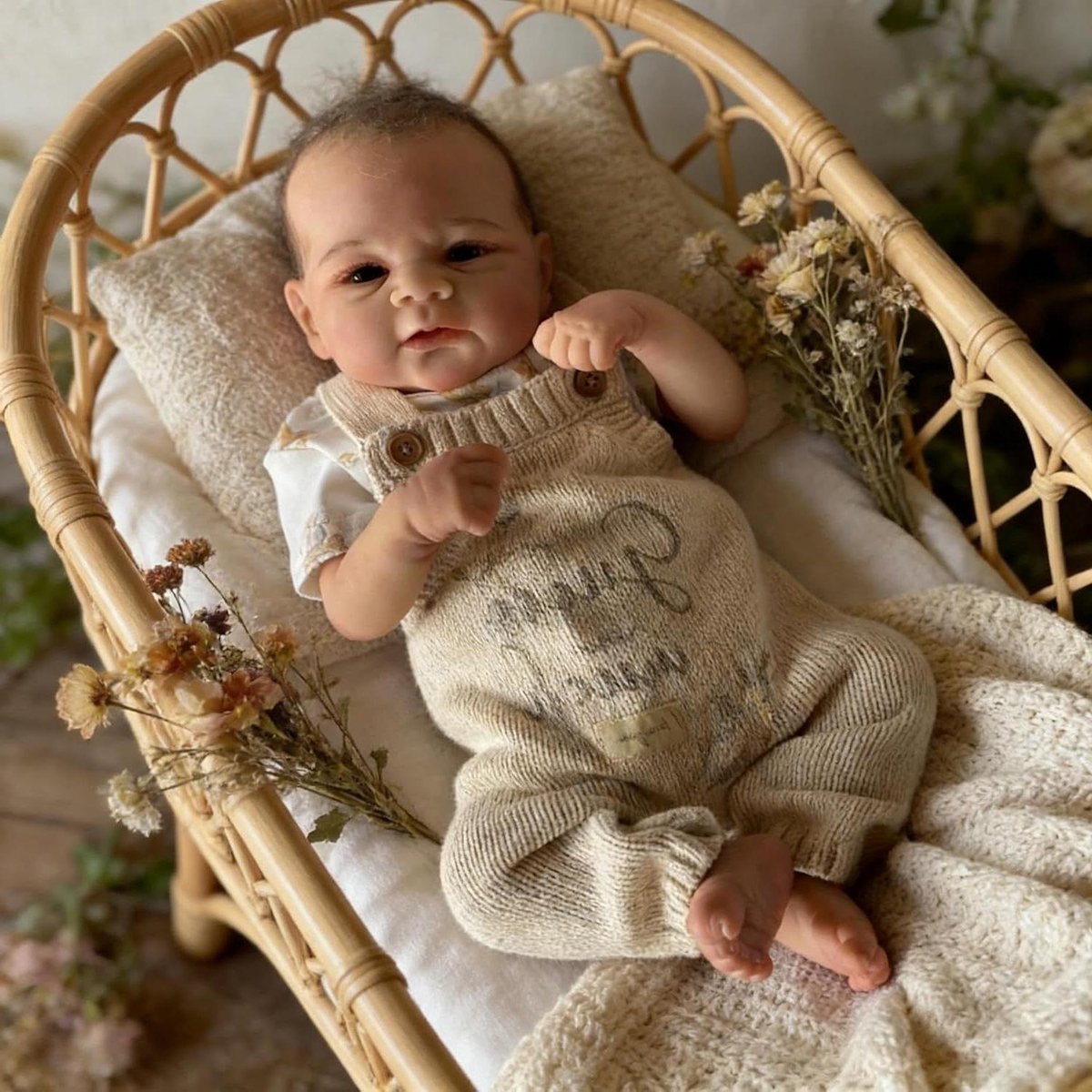 Levensechte Babypop - Reborn Pop Babyjongen Pop - Spelen en Verzamelen - Volledig Vinyl Anatomisch Correct - 45 cm - N.v.t.