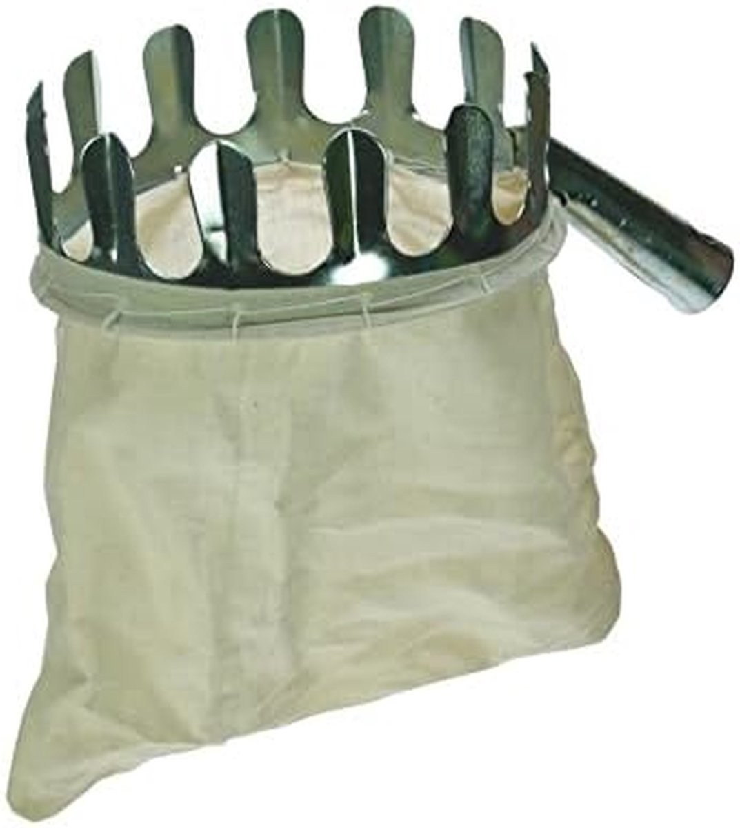 Fruitplukker - Vruchtenverzamelaar - Fruit Oogsten - Met Opvangzak - 10 x 16 cm - Beige