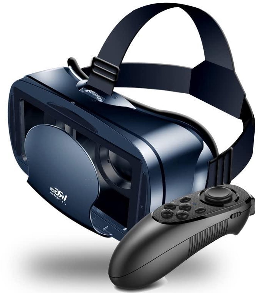 VR Bril - Virtual Reality Bril - Films Kijken - Afneembaar Schermframe - 5-7 inch - Zwart