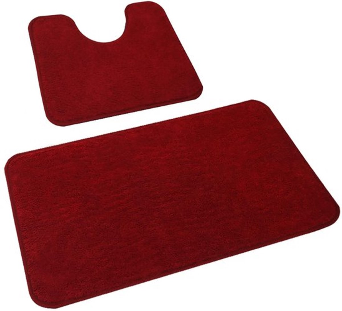 Badmat Set Ultra-absorberend - Antislip Badmat - Badkamermat 50 x 80 cm - Toiletmat 50 x 40 cm - Machinewasbaar - Duurzaam Microvezel