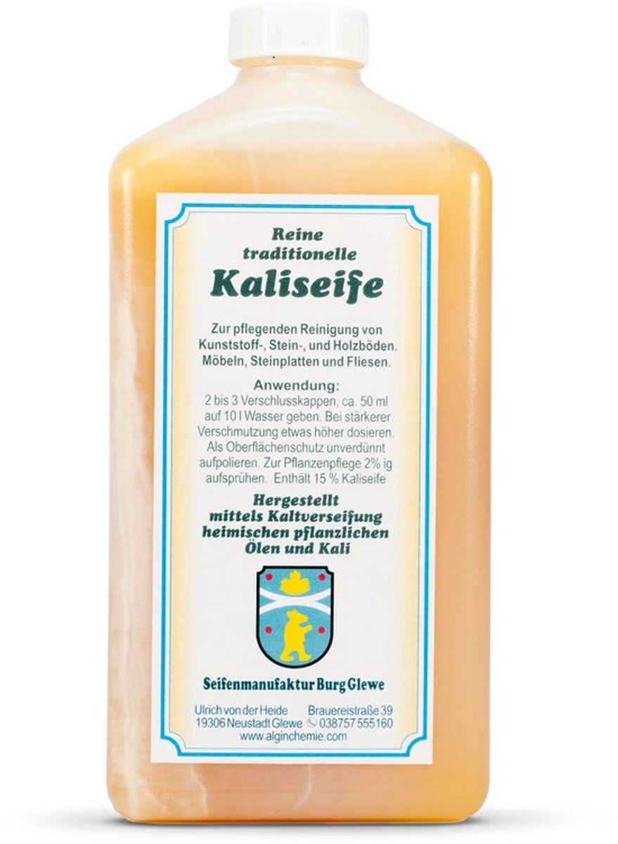 Schmierzeep 4x1 Liter - Traditioneel - Algin - Zeepdispenser - Zeeppompje - Zeepbakje - Geschikt voor professioneel gebruik - Zeep