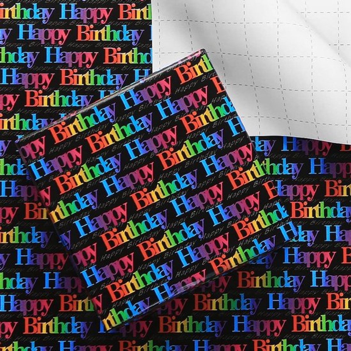 Verjaardag Inpakpapier - Verjaardagscadeau - 6 Vellen - 50x70 cm - Cadeaupapier - Voor Kinderen en Volwassenen - Kleurrijk Design