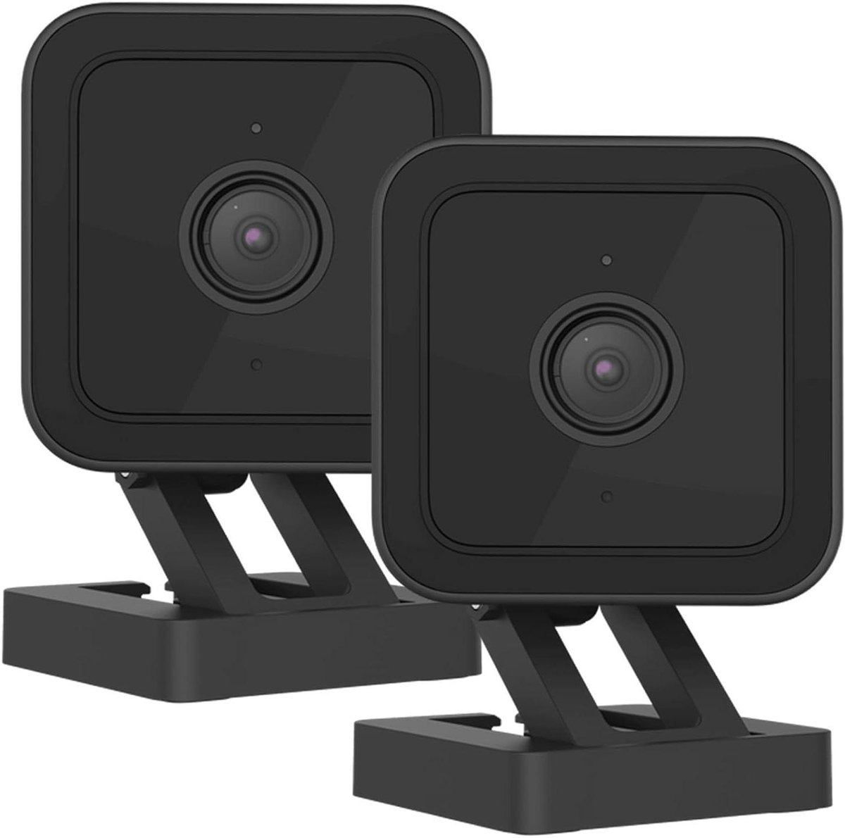 Bewakingscamera Set - Beveiligingscamera's Binnen Buiten - Huis Beveiligen - Nachtzicht in Kleur - 1080p HD - Zwart
