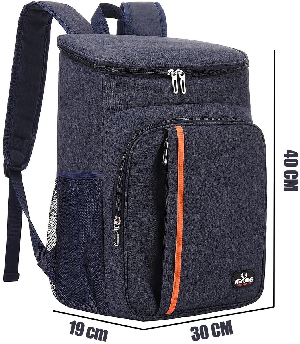 SnelShoppen - Koelrugzak 28L - Thermische Picknickrugzak - Geïsoleerde Koeltas voor Mannen en Vrouwen - Ideaal voor Camping, BBQ's, Uitstapjes en Wink