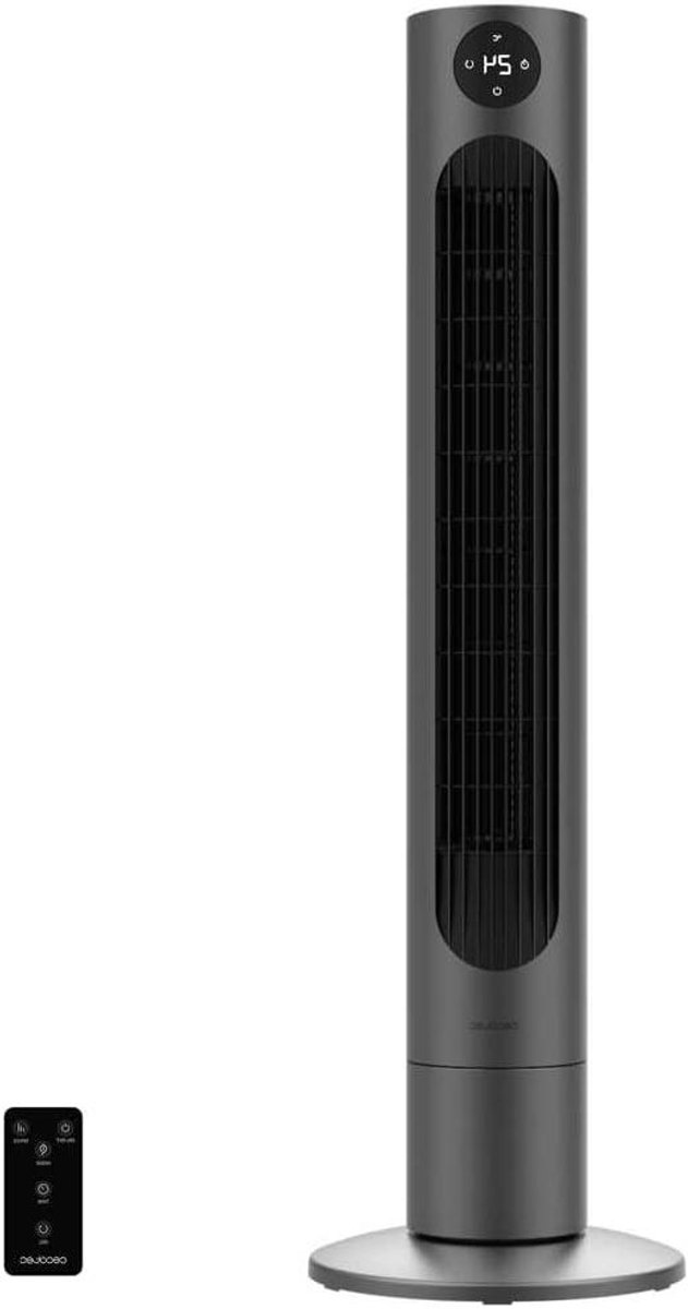 Torenventilator - Ventilator met afstandsbediening - Verkoeling in huis - 12-uurs timer - 91.5 cm hoog - Wit