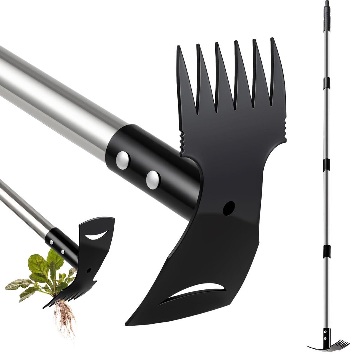 Dailygoods - Onkruidtrekker met Lange Steel (148cm) voor Tuin en Terras