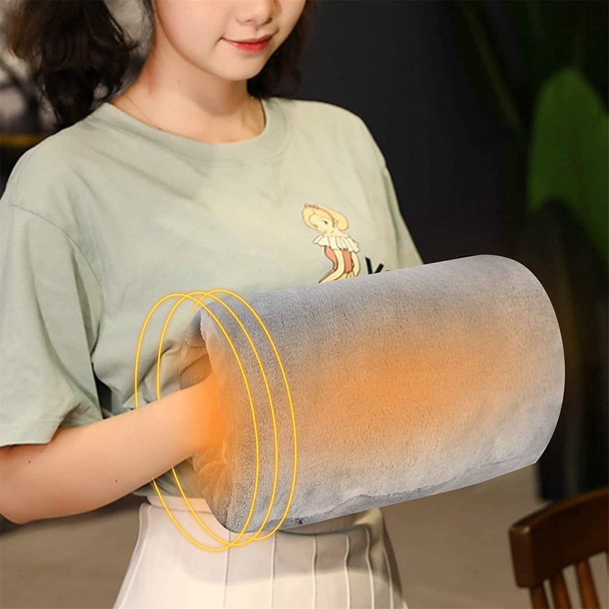 Dailygoods - USB Electric Heated Hand Warmer - Handwarmer met Neksteun