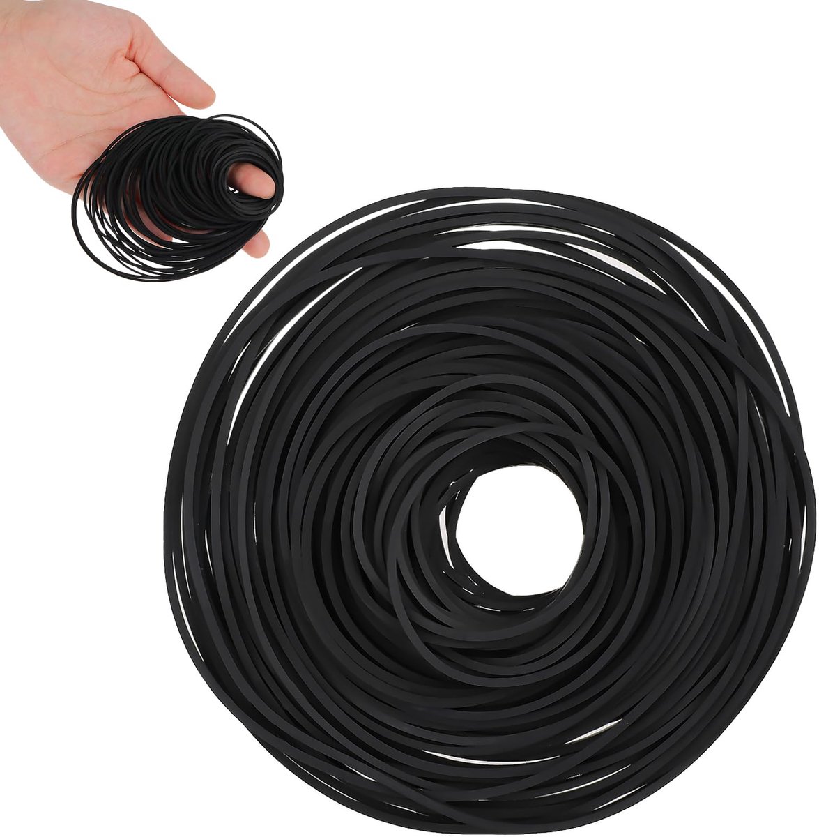 Dailygoods - 100 Stuks Universele Rubber Straps voor Cassette Recorder - Reparatie Accessoires