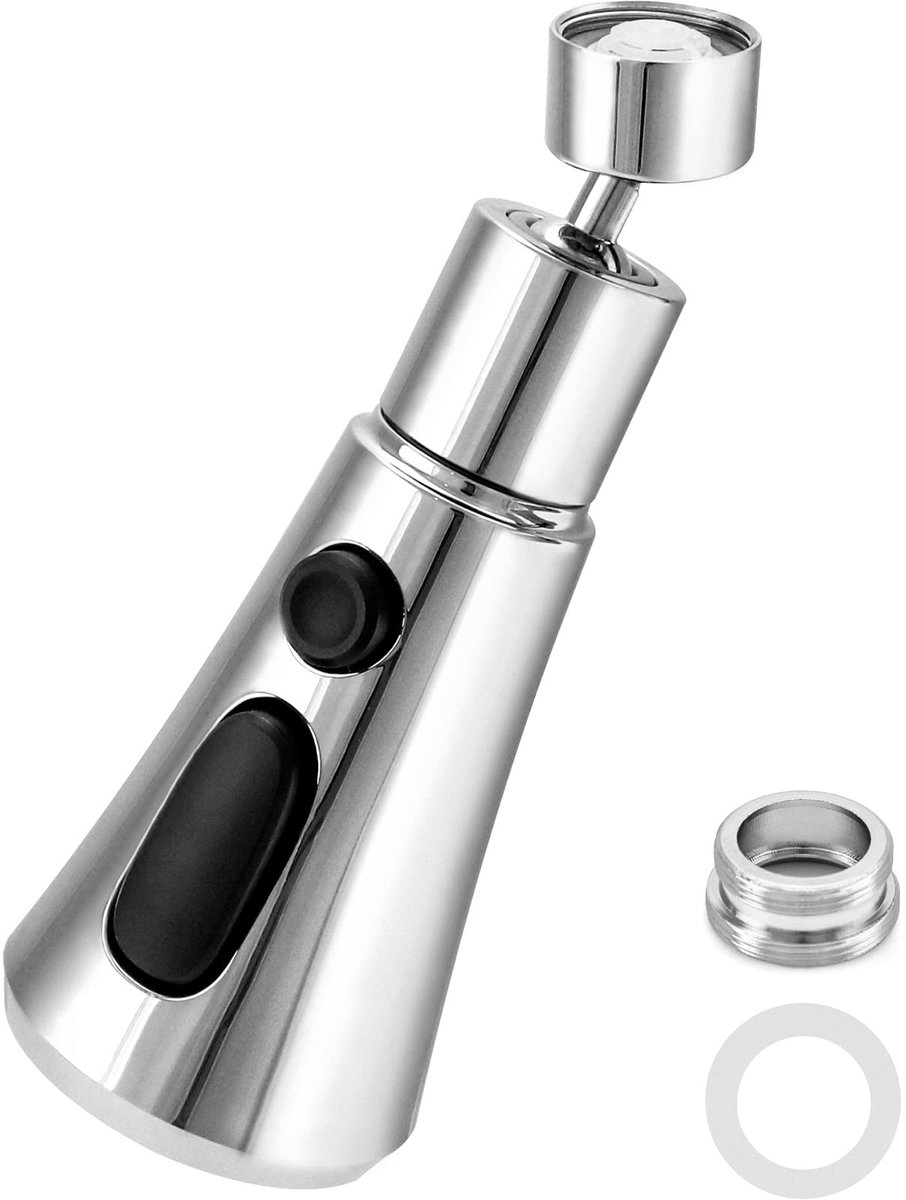 Dailygoods - G1/2 Keuken Kraan Spraykop - 3 Wateruitstroom Modi