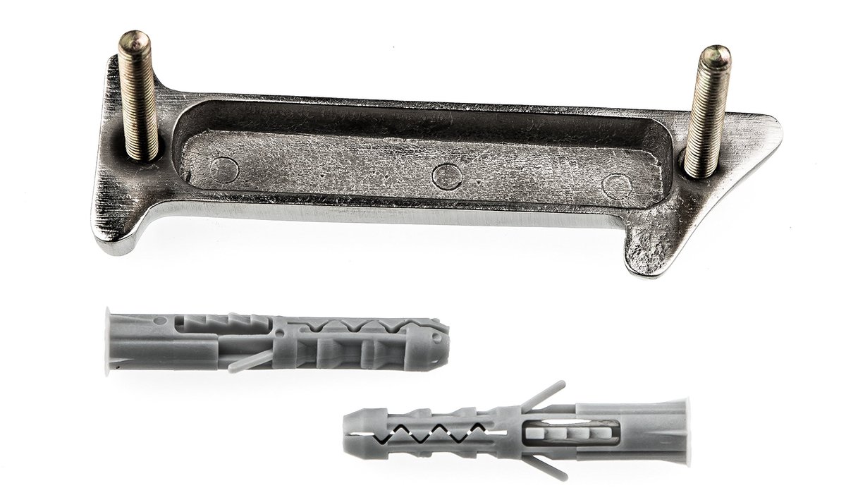 Dailygoods - Aluminium Huisnummer 1 - 10 cm, 3D Design, Geanodiseerd, Weerbestendig