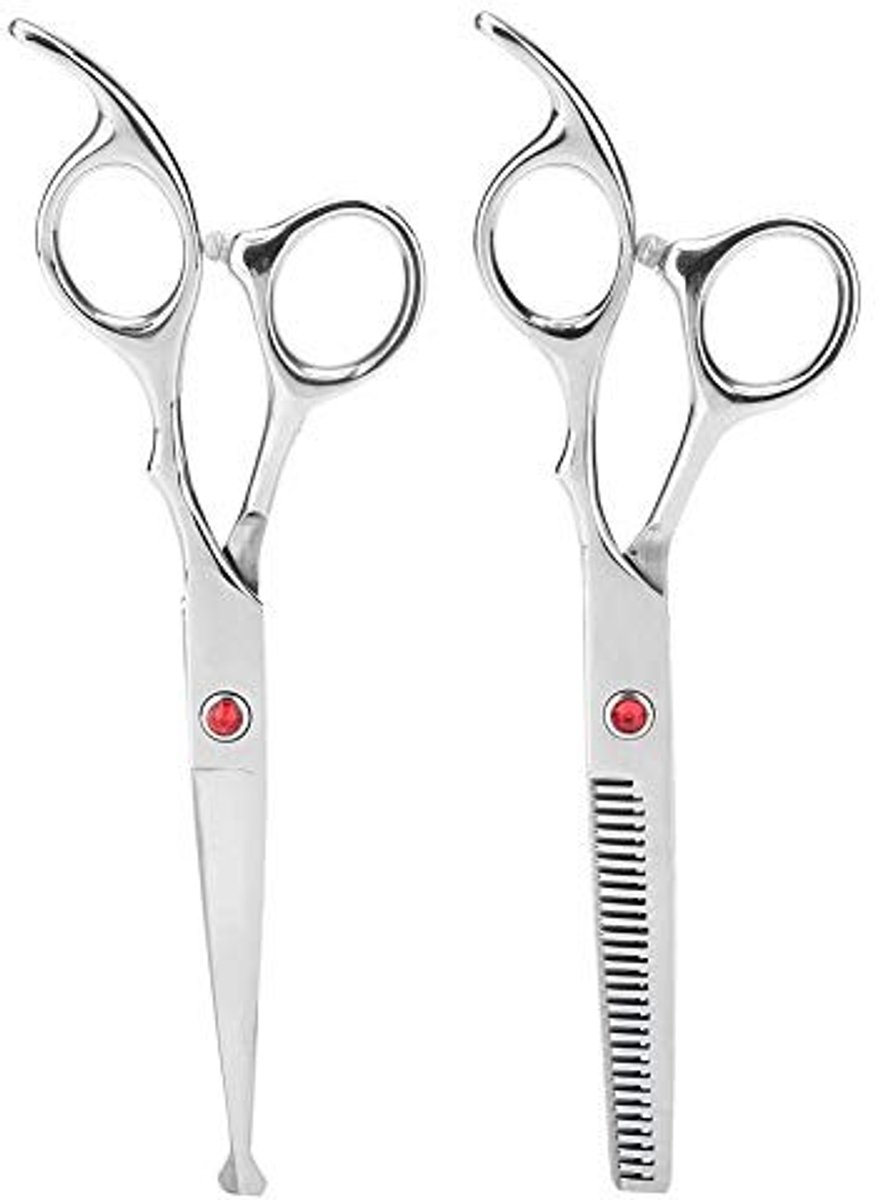 Dailygoods - Professionele Haarschaar Set - Uitdunnende Schaar en Knip Schaar voor Kinderen