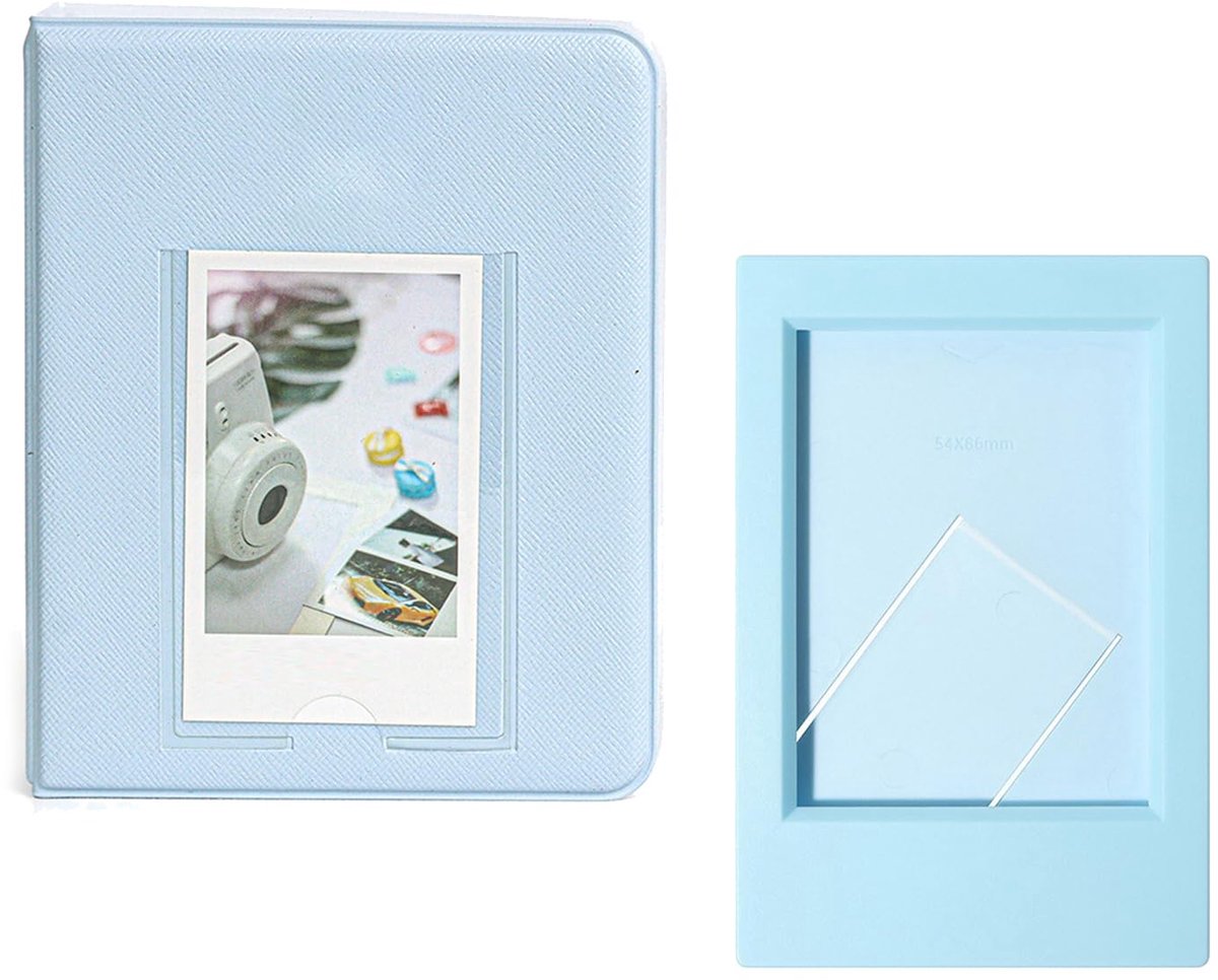 Dailygoods - Fotoalbum met 64 Vakken voor Instax Mini - Bewaar Je Mooiste Herinneringen
