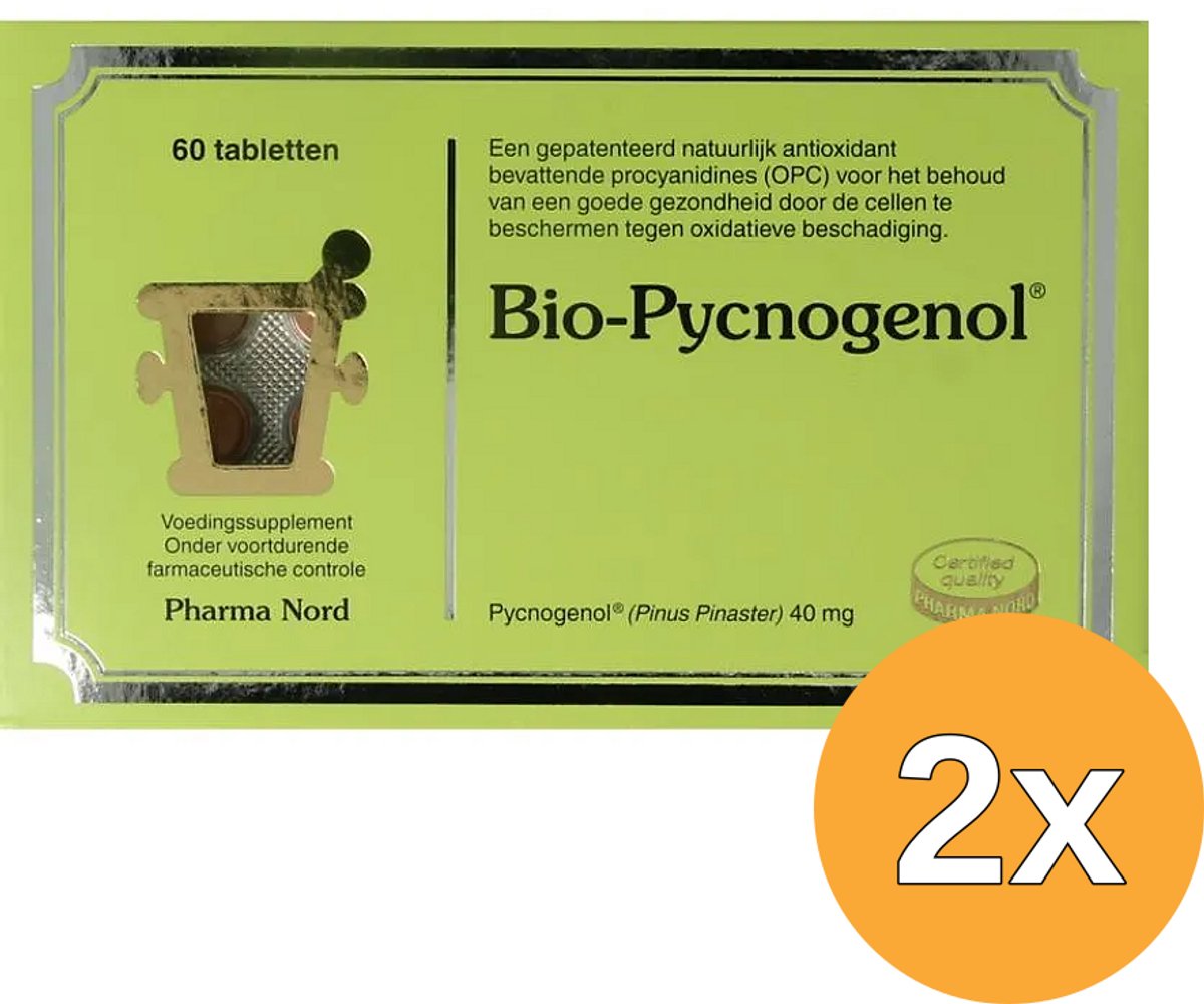 2x Pharma Nord Bio-Pycnogenol (60 tabletten)