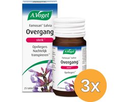 A.Vogel 3x Famosan salvia overgang sterk (25 ) - 25 stuks