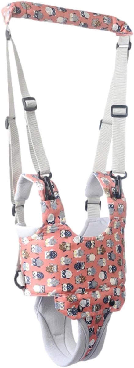 Wandelharnas Kinderen - Loopgordel Baby - Leren Lopen - Comfortabel Leren - 6-24 Maanden - Roze