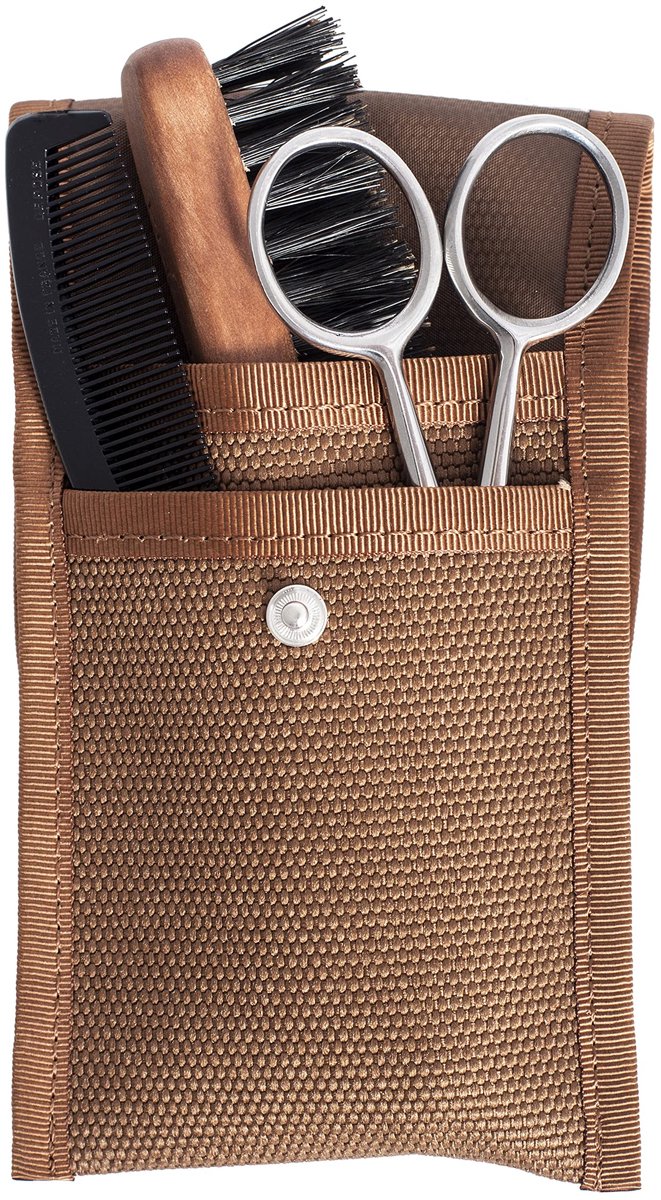 Dailygoods - Baard en Snor Verzorgingsset - Inclusief Schaar, Borstel en Kam
