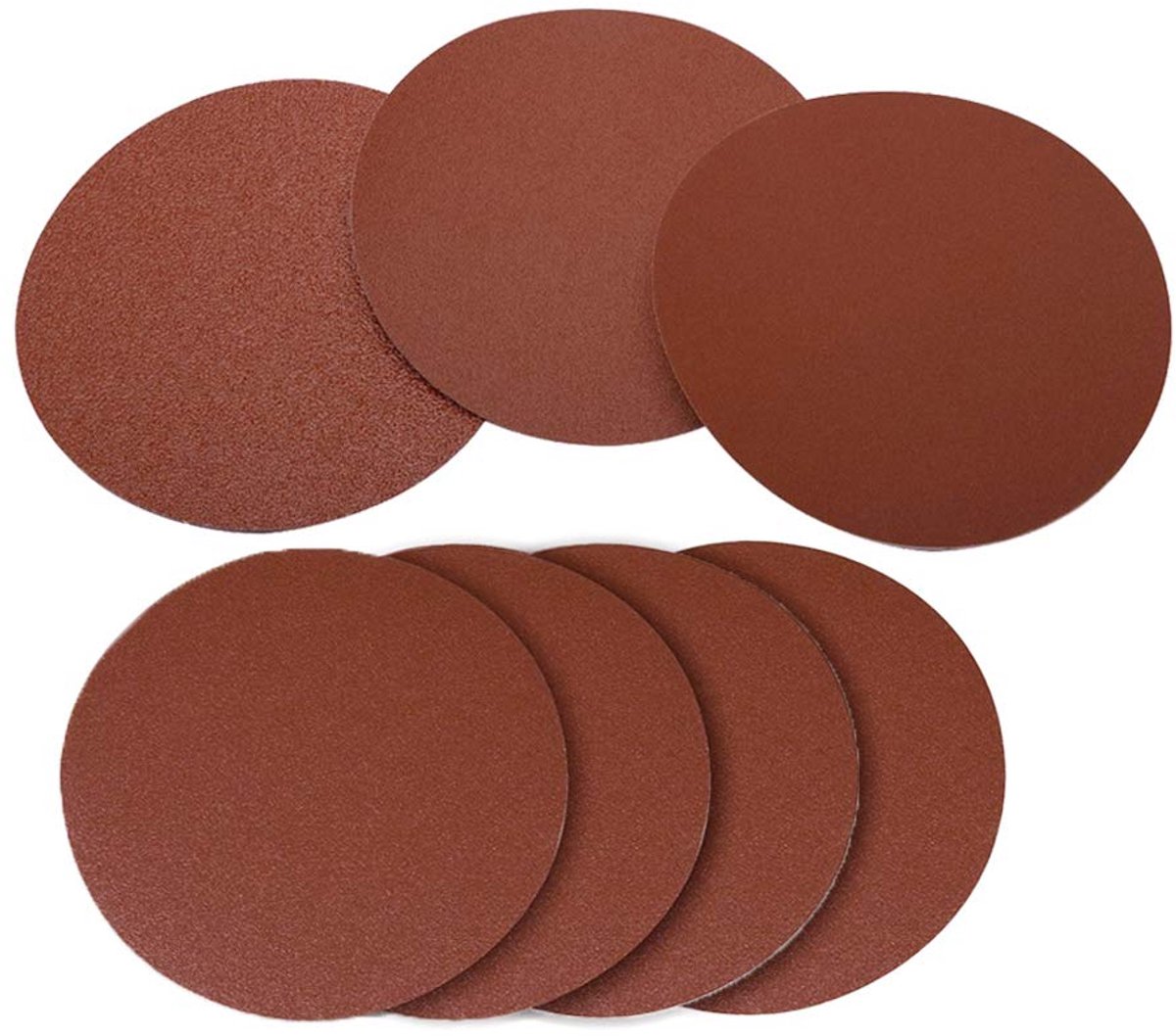 Dailygoods - 70 Stuks 5 Inch Schuurdiscs - Zelfklevend Aluminium Oxide Schuurpapier