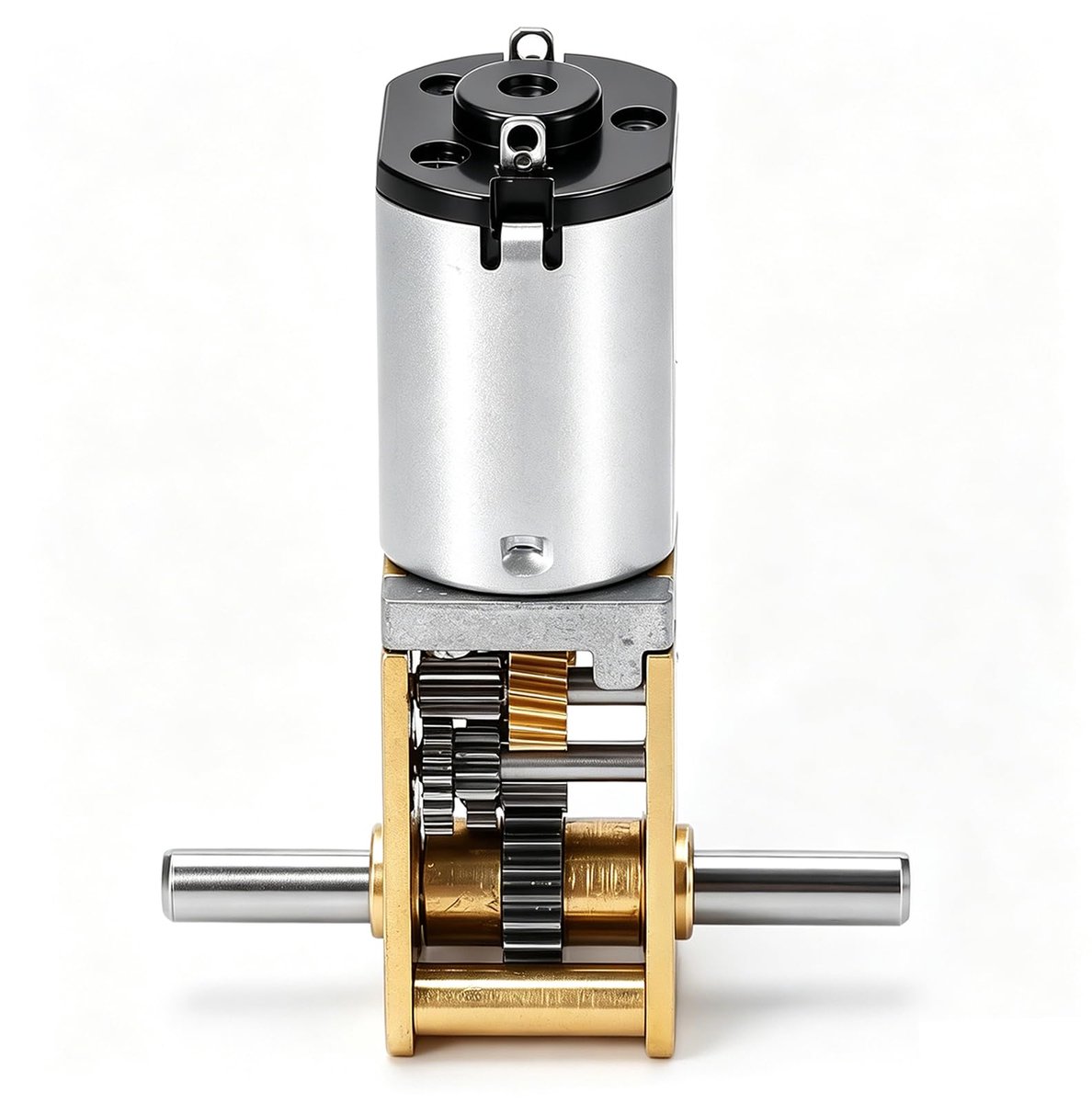 Dailygoods - Dubbele As Worm Gear Motor - DC 3V/6V/12V voor Diverse Toepassingen
