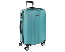 Merkloos Cabinekoffer Trolley - Reiskoffer Handbagage - Reizen en Vervoer - Lichtgewicht ABS Materiaal - 40 × 55 × 20cm - Zwart