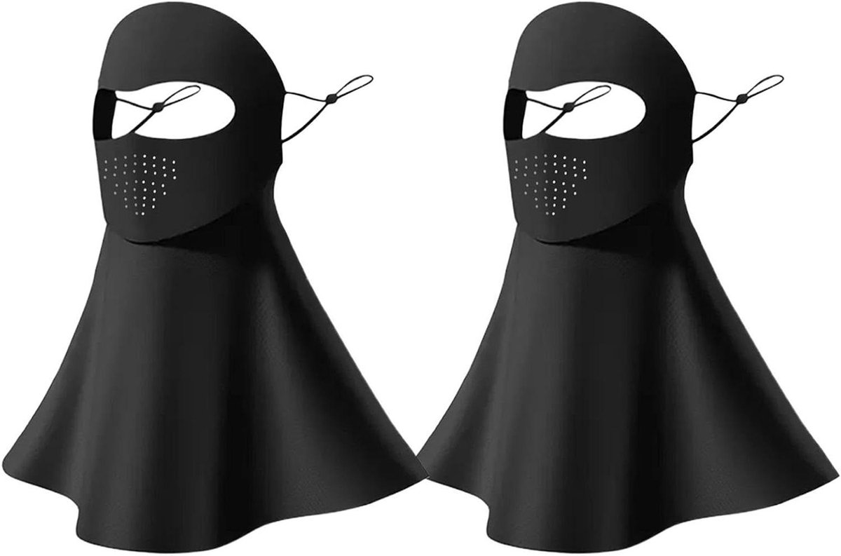 Gezichtsbedekking Zonnebescherming - Nekdoek Masker - Outdoor Activiteiten - UPF 200+ Bescherming - 2 stuks - null