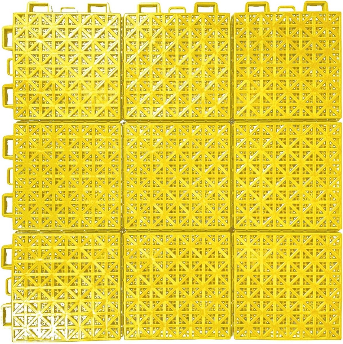 Modulaire Drainagetegels - Vloermatten Terras - Buiten Vloeren - Waterdicht UV-bestendig - 34 x 34 cm - Blauw