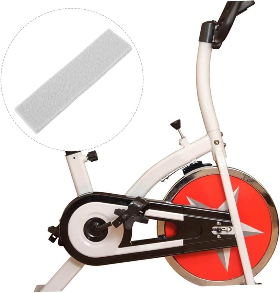 Fietsremblokken - Remblokken Hometrainer - Indoor Fietsen - Slijtvast Viltmateriaal - 12x3x1 cm - Grijs