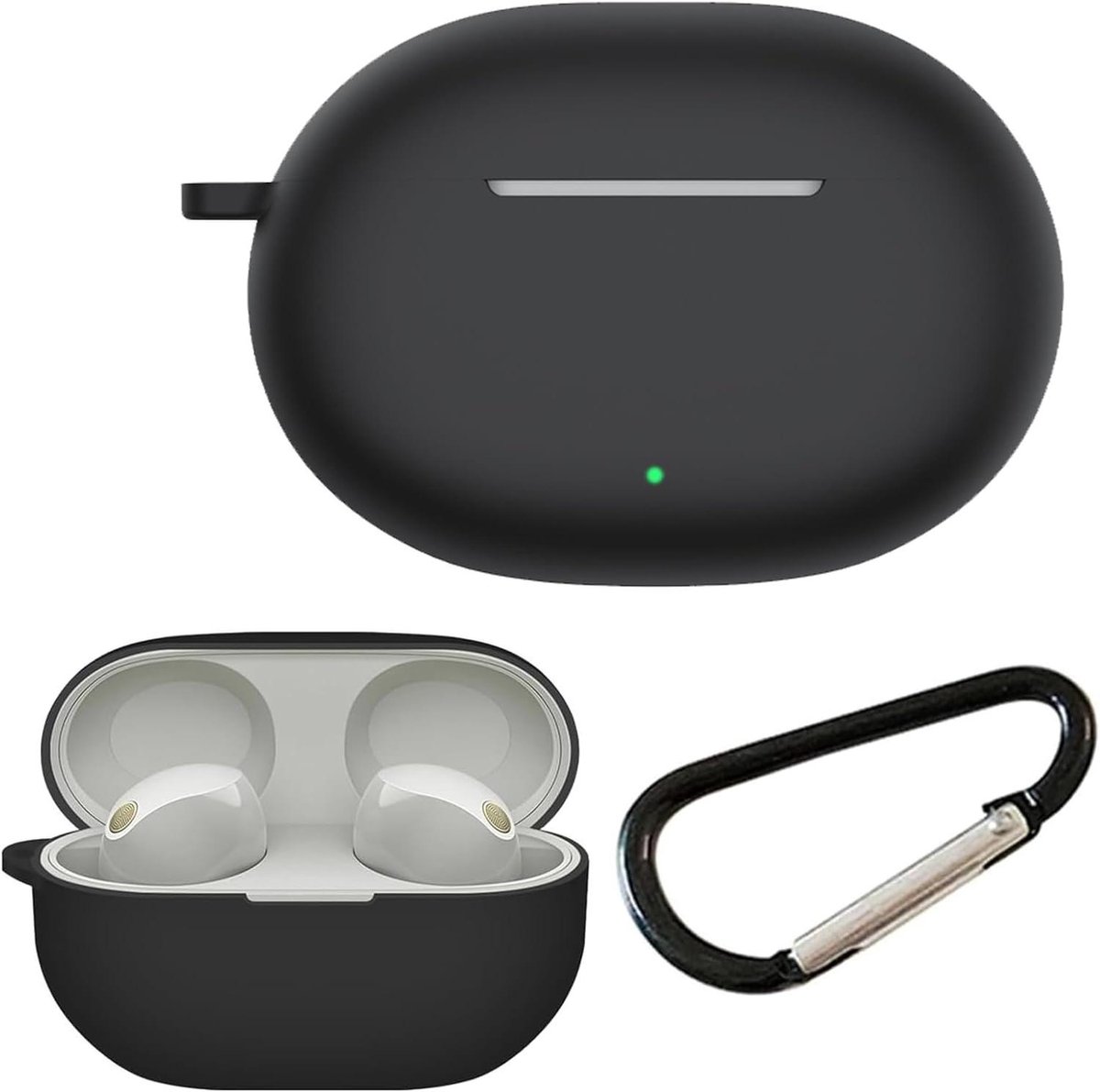 Beschermhoes voor Koptelefoon - Hoesje Oplader Case - Oplader Beschermen - Valbestendig TPU - 12 x 6 x 1 cm