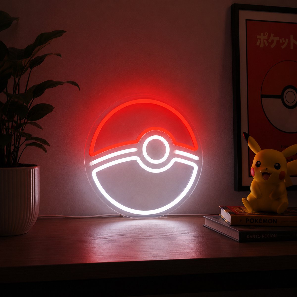 ZoeZo Neon Lamp Magic Ball - 26x26 cm - LED - Sfeerverlichting - Wandlamp - Decoratie - Game Room - USB Wandverlichting